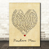 Nowhere Man The Beatles Vintage Heart Quote Song Lyric Print