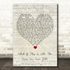 Snow Patrol What If This Is All The Love You Ever Get Script Heart Song Lyric Wall Art Print