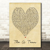 The A Team Ed Sheeran Vintage Heart Quote Song Lyric Print