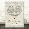 Rod Stewart The Way You Look Tonight Script Heart Song Lyric Wall Art Print