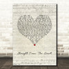 Bryan Adams Straight From The Heart Script Heart Song Lyric Wall Art Print