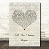 Paramore Let The Flames Begin Script Heart Song Lyric Wall Art Print