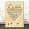 Back To Black Amy Winehouse Vintage Heart Quote Song Lyric Print