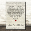 Sheriff When Im With You Script Heart Song Lyric Wall Art Print