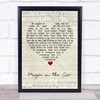 Badly Drawn Boy Magic in the Air Script Heart Song Lyric Wall Art Print