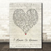 Amanda Seyfried I Have A Dream Script Heart Song Lyric Wall Art Print
