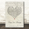 The McGuire Sisters May You Always Script Heart Song Lyric Wall Art Print