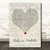Elton John Jimmy Cliff Hakuna Matata Script Heart Song Lyric Wall Art Print