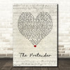 Foo Fighters The Pretender Script Heart Song Lyric Wall Art Print