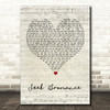 Tim Berg Seek Bromance Script Heart Song Lyric Wall Art Print
