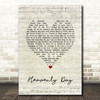Patty Griffin Heavenly Day Script Heart Song Lyric Wall Art Print