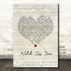 Cody Johnson Wild As You Script Heart Song Lyric Wall Art Print