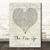State Champs The Fix Up Script Heart Song Lyric Wall Art Print