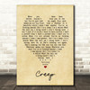 Creep Radiohead Vintage Heart Quote Song Lyric Print