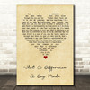 Jamie Cullum What A Difference A Day Made Vintage Heart Song Lyric Wall Art Print