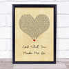 Taylor Swift Look What You Made Me Do Vintage Heart Song Lyric Wall Art Print