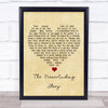 Klaus Doldinger & Giorgio Moroder The NeverEnding Story Vintage Heart Song Lyric Wall Art Print