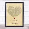 The Fratellis Whistle For The Choir Vintage Heart Song Lyric Wall Art Print