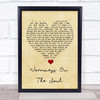 Avenged Sevenfold Warmness On The Soul Vintage Heart Song Lyric Wall Art Print