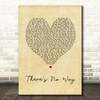 Lauv There's No Way Vintage Heart Song Lyric Wall Art Print