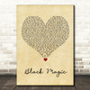 Little Mix Black Magic Vintage Heart Song Lyric Wall Art Print