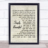 Simply Beautiful Al Green Script Quote Song Lyric Print