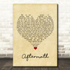 Muse Aftermath Vintage Heart Song Lyric Wall Art Print