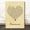 David Cassidy Romance Vintage Heart Song Lyric Wall Art Print