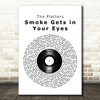 The Platters Smoke Gets in Your Eyes Vinyl Record Song Lyric Wall Art Print