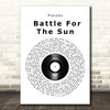 Placebo Battle For The Sun Vinyl Record Song Lyric Wall Art Print