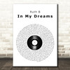 Ruth B In My Dreams Vinyl Record Song Lyric Wall Art Print