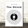 Jess Thristan The Shield Vinyl Record Song Lyric Wall Art Print