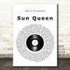 Gerry Cinnamon Sun Queen Vinyl Record Song Lyric Wall Art Print
