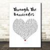 Spandau Ballet Through The Barricades White Heart Song Lyric Wall Art Print