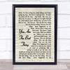 You Are The Best Thing Ray LaMontagne Song Lyric Vintage Script Quote Print