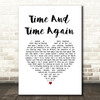 Counting Crows Time And Time Again White Heart Song Lyric Wall Art Print