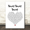 The Byrds Turn! Turn! Turn! White Heart Song Lyric Wall Art Print