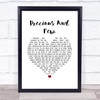 Climax Blues Band Precious And Few White Heart Song Lyric Wall Art Print