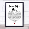 Lauren Daigle Love Like This White Heart Song Lyric Wall Art Print