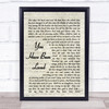 George Michael You Have Been Loved Vintage Script Song Lyric Quote Print