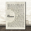 Fleetwood Mac Rhiannon Quote Song Lyric Print