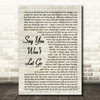 James Arthur Say You Won't Let Go Vintage Script Song Lyric Quote Print