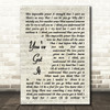 Simply Red You've Got It Vintage Script Song Lyric Quote Print