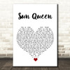 Gerry Cinnamon Sun Queen White Heart Song Lyric Wall Art Print