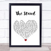 Hillsong United The Stand White Heart Song Lyric Wall Art Print