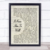 Whitney Houston I Know Him So Well Vintage Script Song Lyric Quote Print