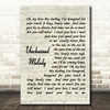 The Righteous Brothers Unchained Melody Quote Song Lyric Print