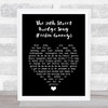 Simon & Garfunkel The 59th Street Bridge Song (Feelin' Groovy) Black Heart Song Lyric Print