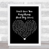 The Stylistics Can't Give You Anything (But My Love) Black Heart Song Lyric Print