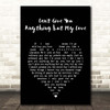 The Stylistics Can't Give You anything but My Love Black Heart Song Lyric Print